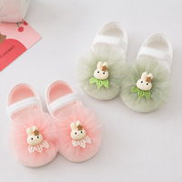 Thumbnail for SweetFeet – Miękkie i urocze – skarpetki dla niemowląt z motywem kwiatowym i koronką