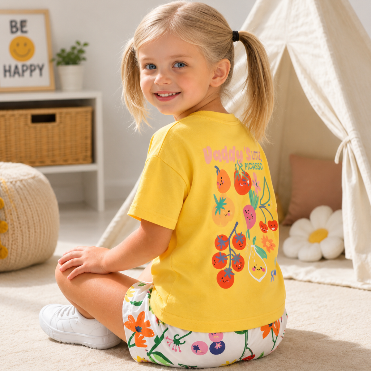 SunnyBloom – Zomer & Schattig – Dopasowany zestaw letni