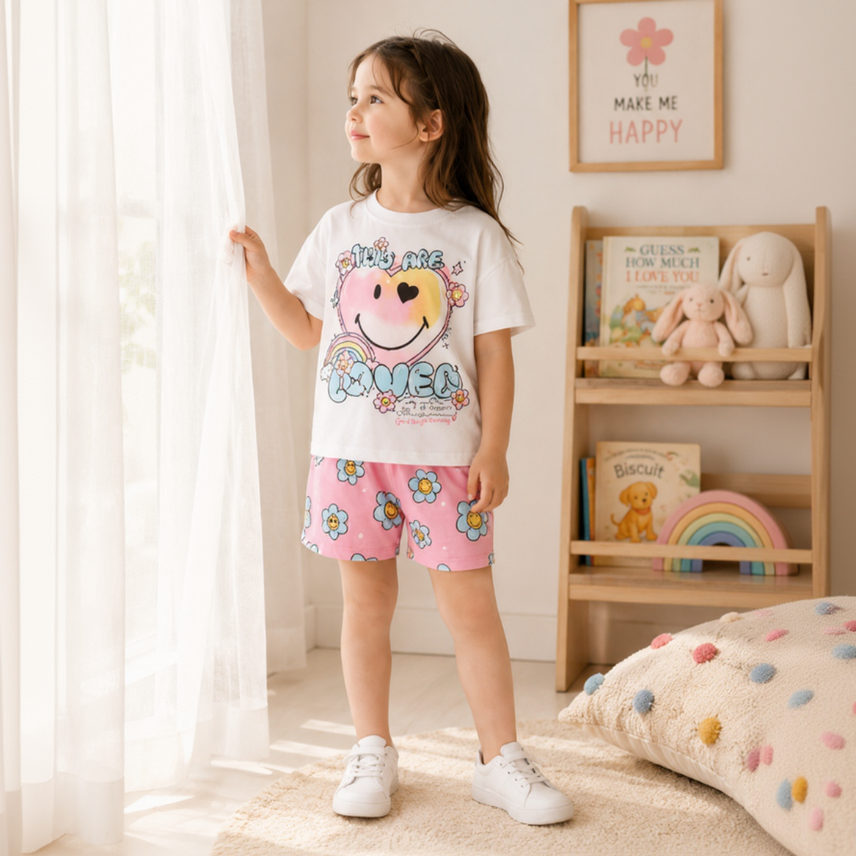 SunnyBloom – Zomer & Schattig – Dopasowany zestaw letni