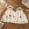 MiniFlora – Lekka i urocza – haftowana sukienka dla małych dziewczynek
