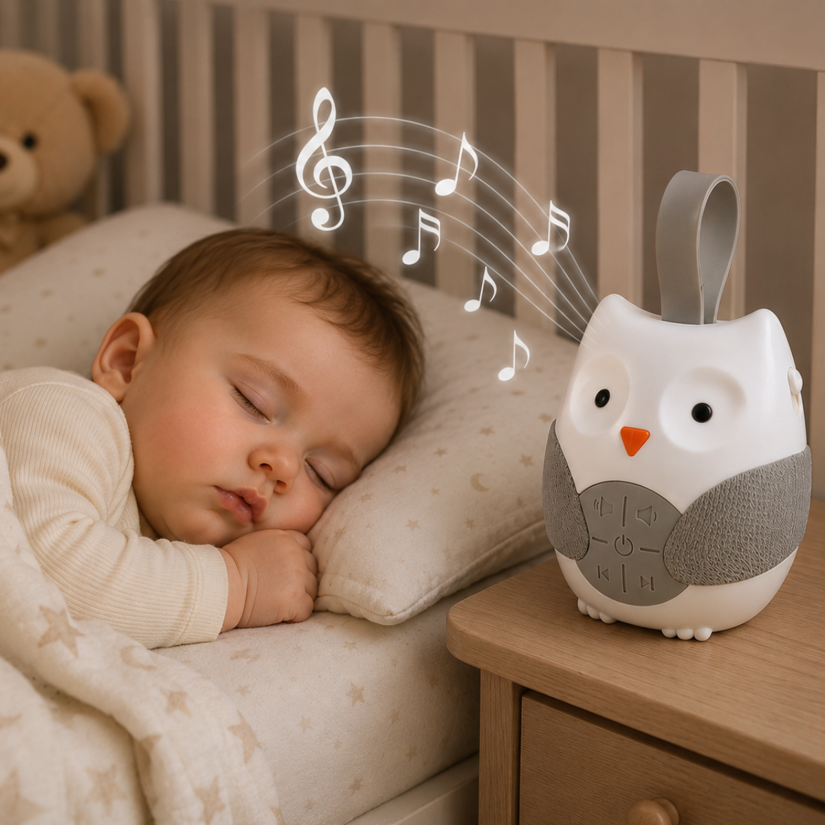 SleepyPal – Uspokajająca i zabawna – lampka nocna z muzyką