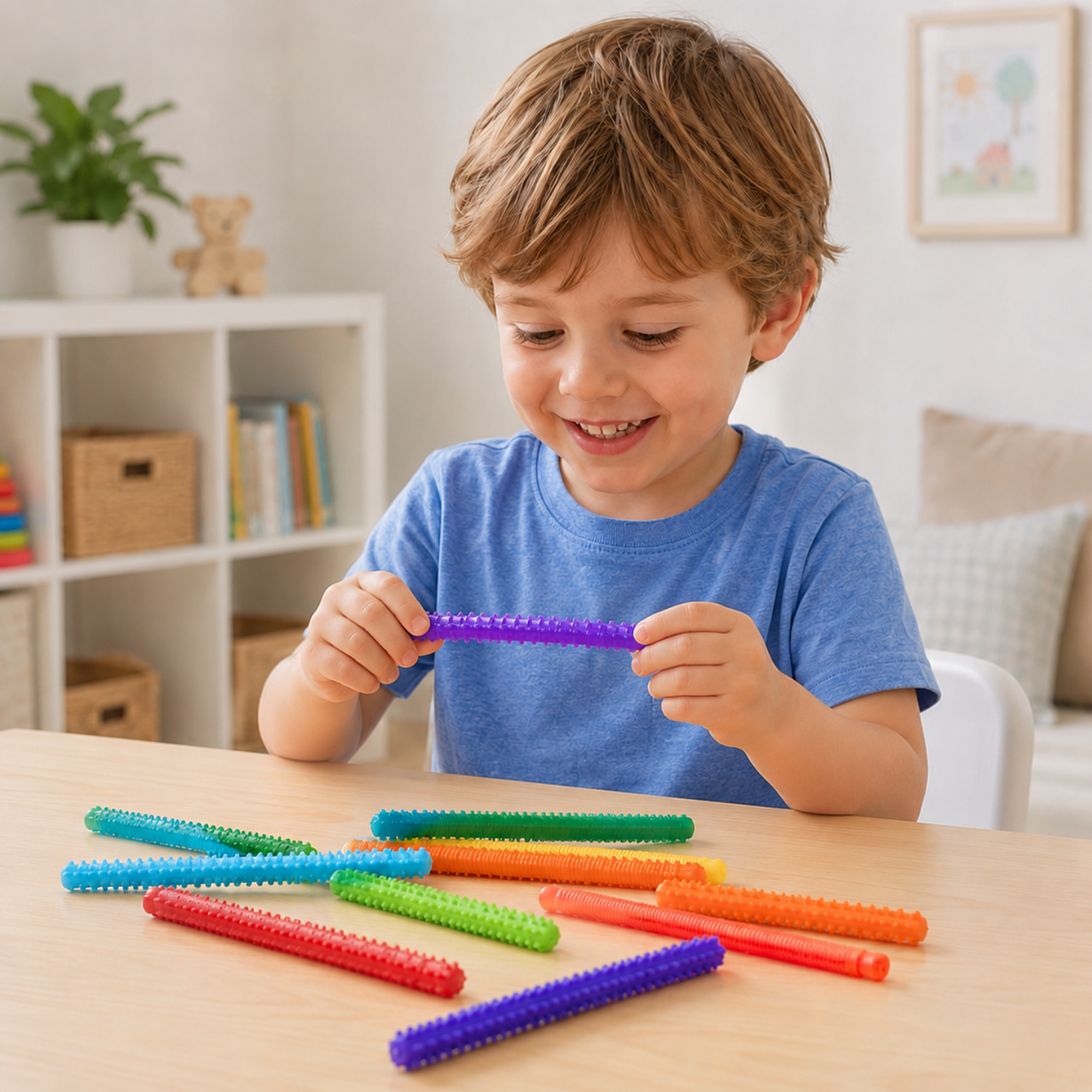 SensoryFlex – Uspokajające i interaktywne – sensoryczne pałeczki fidget