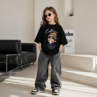 Thumbnail for CuteStyle – Modne i wygodne – koszulka z nadrukiem z kreskówki w stylu oversized