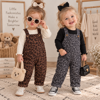Thumbnail for LeopardChic – Modne i wygodne – dziewczęce ogrodniczki w panterkę