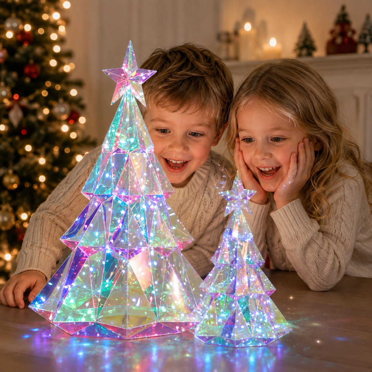 CrystalGlow – Świąteczna i nastrojowa – ozdobna choinka LED