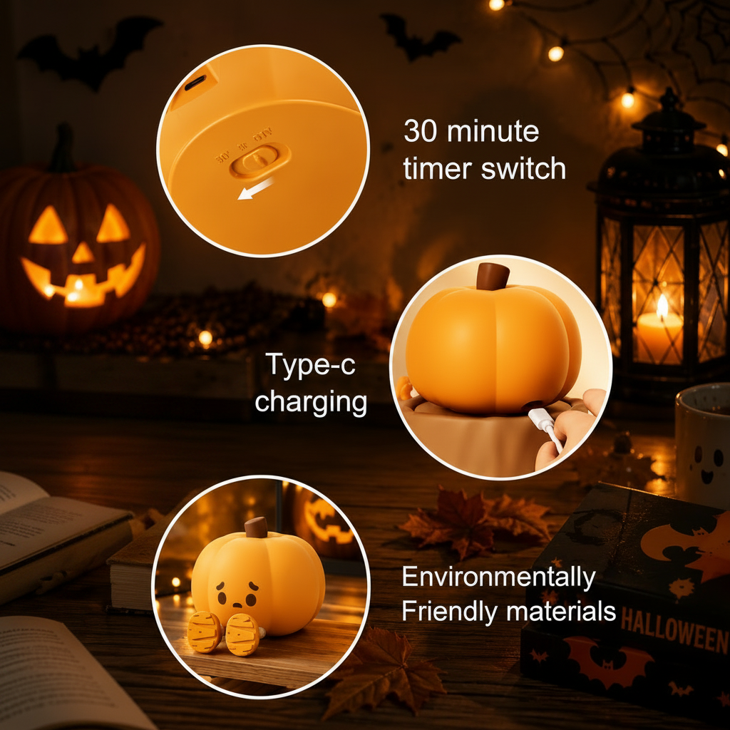SpookyLamp – Urocza i nastrojowa – lampka nocna na Halloween