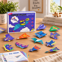 Thumbnail for PaperFly – Kreatywne i edukacyjne – zestaw do składania samolotków origami