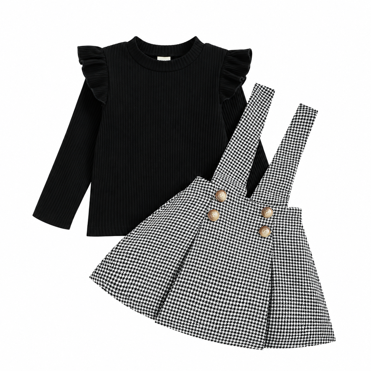 Mini Fashion™ - Dwuczęściowy zestaw z sukienką - Odzież dla dzieci