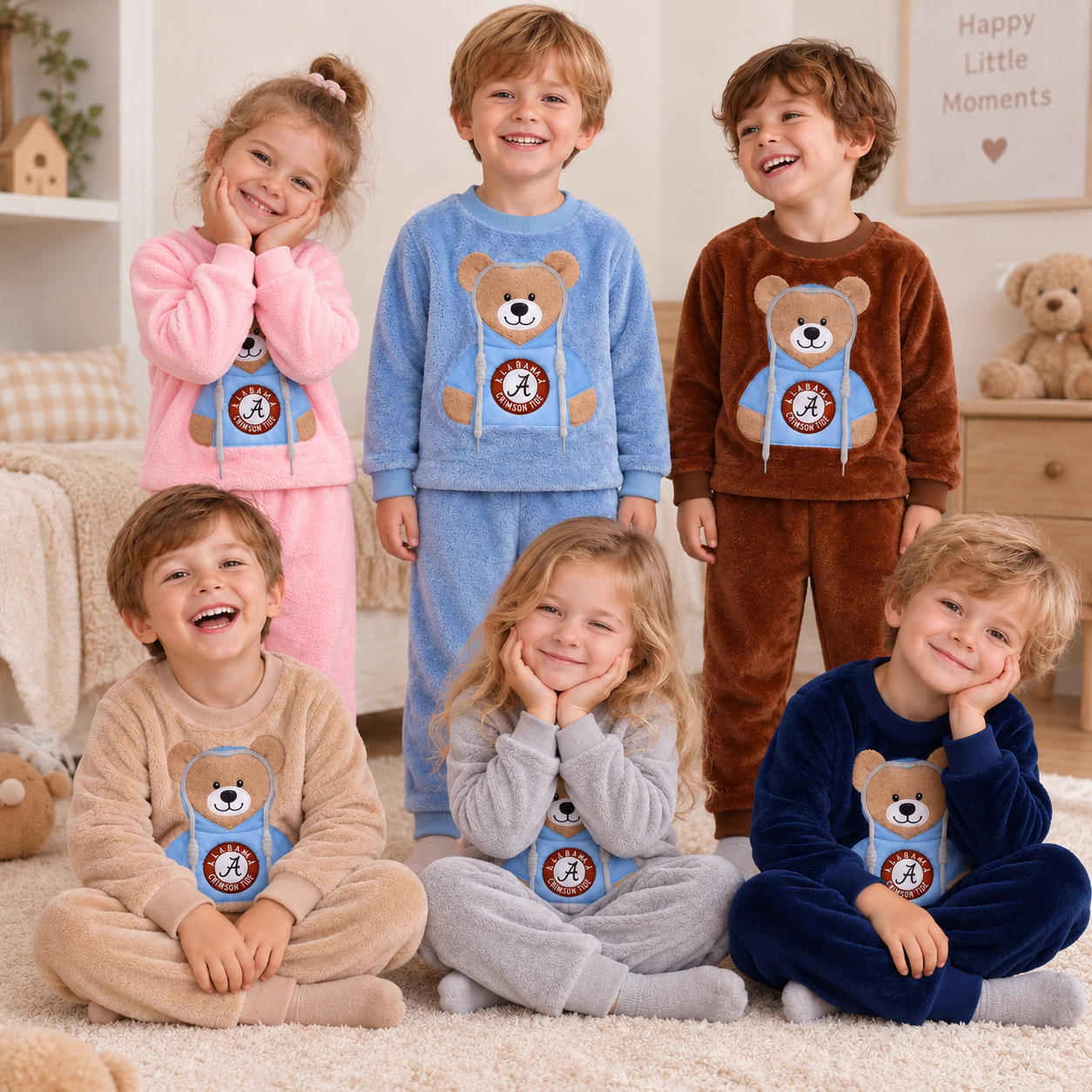 CozyBear – Ciepły i miękki – dziecięcy dres z motywem niedźwiadków