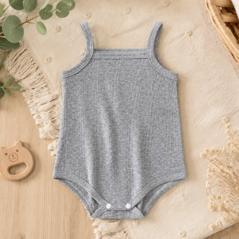 Summer Bodysuit – Lekki i wygodny – dzianinowy body dla niemowląt