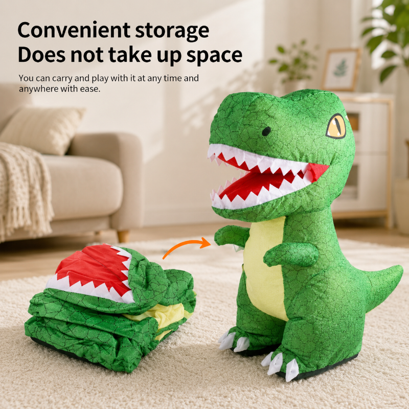 Inflatable Tyrannosaurus Rex – Zabawa i nauka – nadmuchiwany dinozaur sterowany pilotem