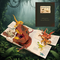 Thumbnail for JurassicKids – Ekscytująca i edukacyjna – encyklopedia dinozaurów 3D w formie książki z wyskakującymi ilustracjami