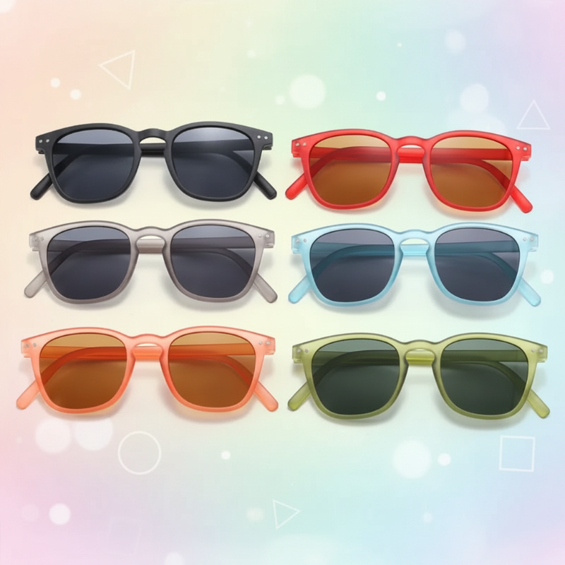 Kids Sunglasses Set – Ochrona przed promieniowaniem UV i zabawa – okulary przeciwsłoneczne dla dzieci