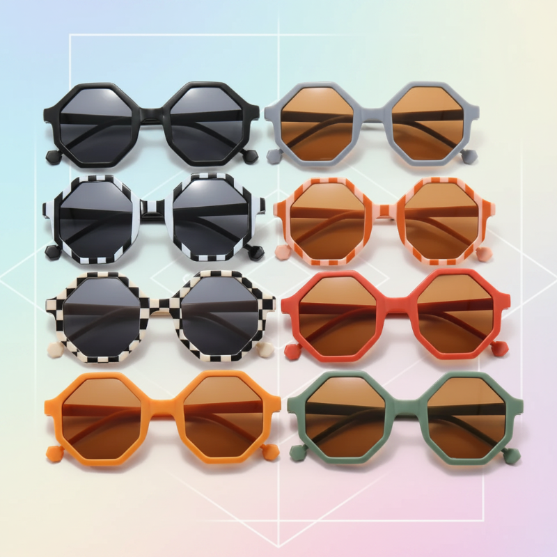 Kids Sunglasses Set – Ochrona przed promieniowaniem UV i zabawa – okulary przeciwsłoneczne dla dzieci
