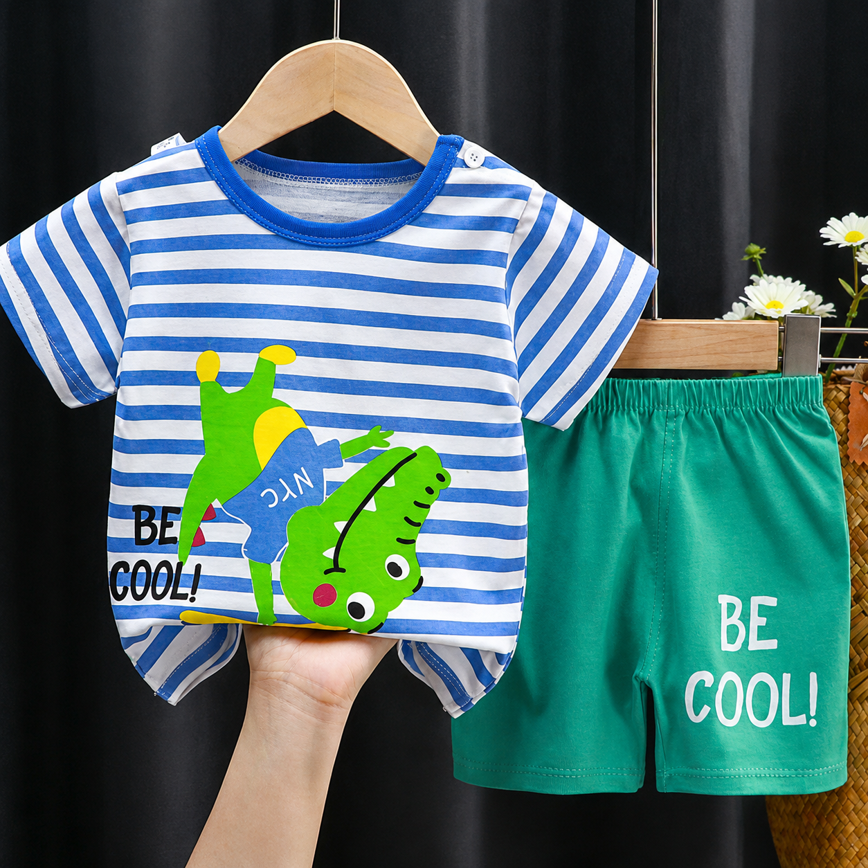 Mini Fashion™ - Letni zestaw chłopięcy - Odzież dla chłopców