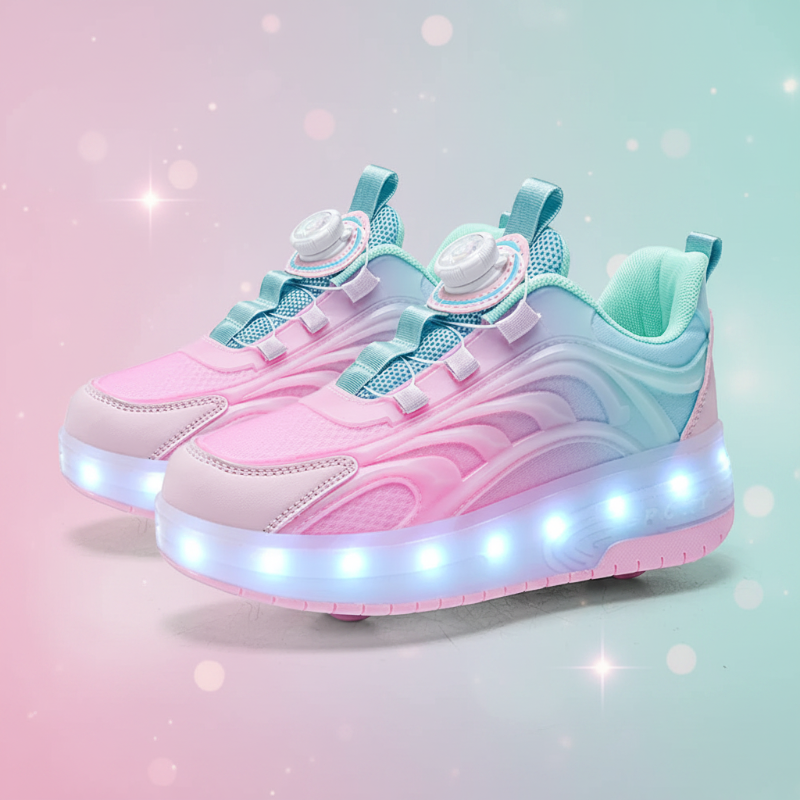 Light-Up Skate Shoes – LED i wygoda – świecące trampki na wsuw
