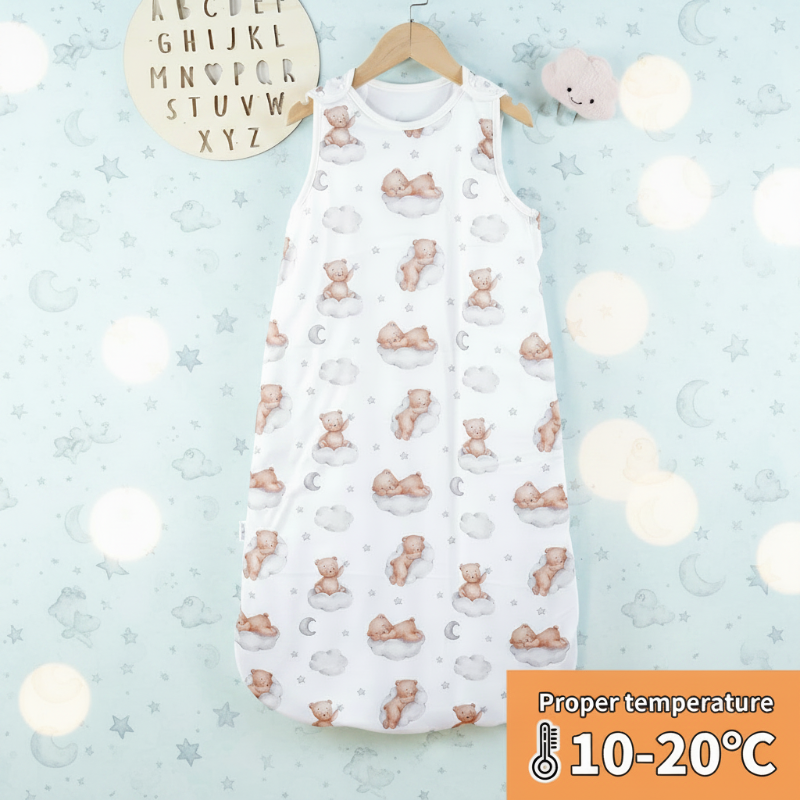 LittleDreams – Miękki i oddychający – śpiworek dla niemowląt bez rękawów