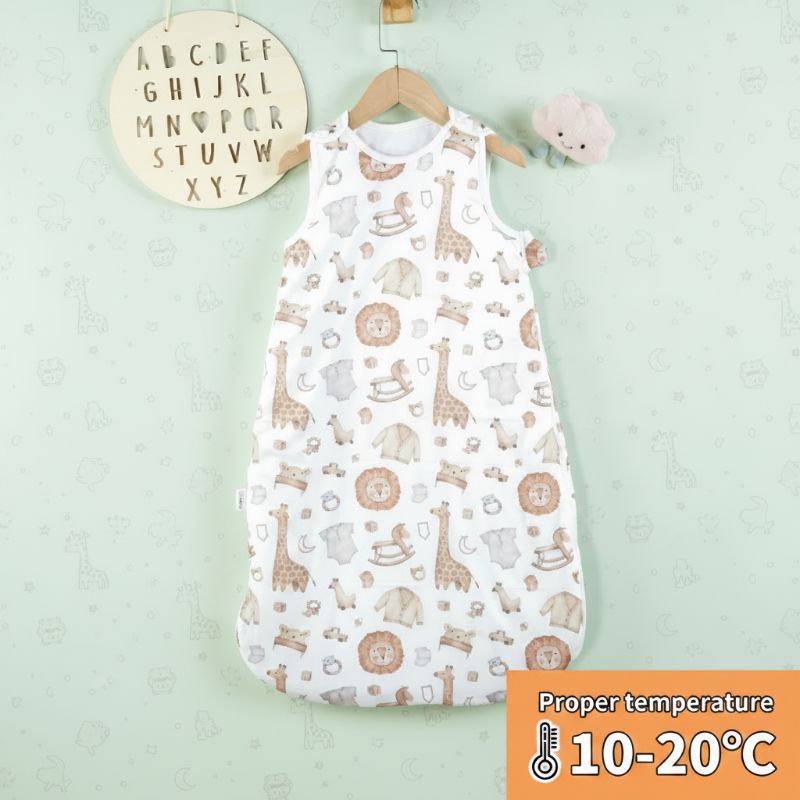 LittleDreams – Miękki i oddychający – śpiworek dla niemowląt bez rękawów