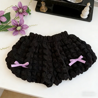 Thumbnail for LovelyBloom – Miękkie i urocze – dziecięce spodenki z falbankami i kokardką
