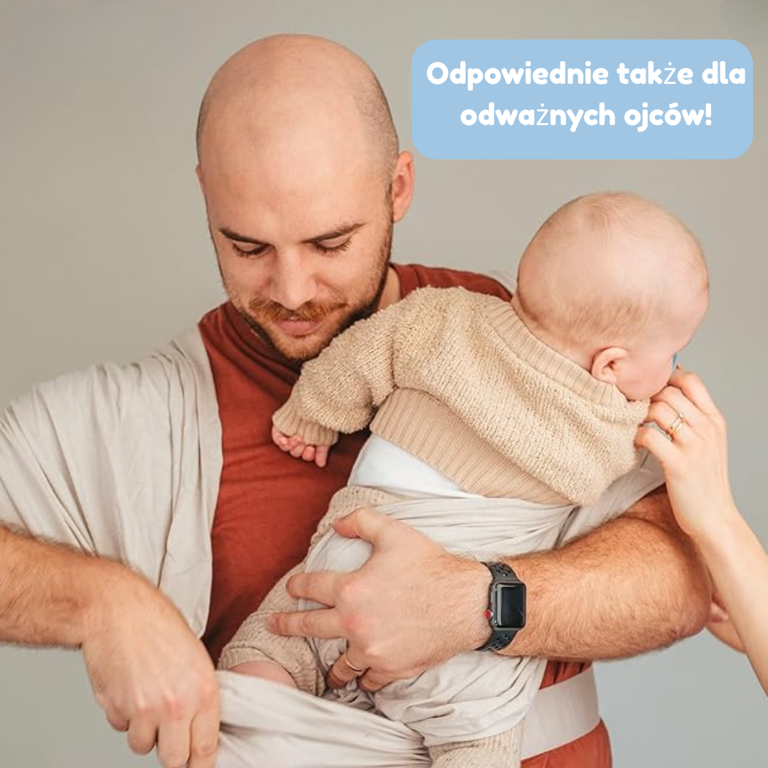 SoftNest - Wygodny, oddychający i bezpieczny – ergonomiczny chusta do noszenia dzieci