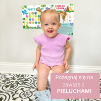 Thumbnail for Potty Training – Zabawna i motywująca - karta do nauki korzystania z nocnika z naklejkami