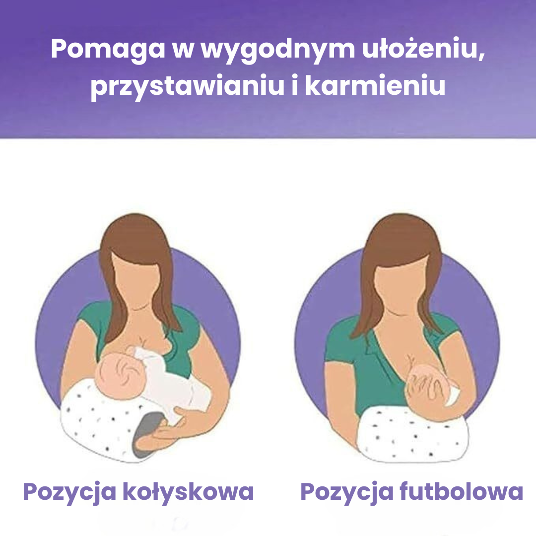 MamáEase – Ergonomiczne i miękkie – poduszka do karmienia niemowląt