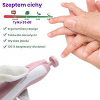 Thumbnail for SafeCare – Cicha i bezpieczna – elektryczna pilniczka do paznokci dla niemowląt