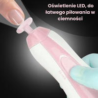 Thumbnail for SafeCare – Cicha i bezpieczna – elektryczna pilniczka do paznokci dla niemowląt
