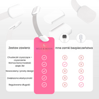 Thumbnail for Milo & Moon – Niewidoczne zabezpieczenia – zabezpieczenia do szafek i szuflad dla dzieci (8 sztuk)