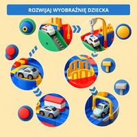 Thumbnail for Car Adventure™ - Autka w mieście - Kreatywna zabawka tor przeszkód