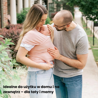 Thumbnail for ComfortCarry – Noszenie przyjazne dla pleców – ergonomiczna chusta do noszenia dzieci