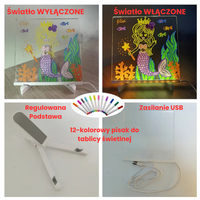 Thumbnail for Drawing Light™ - Podświetlana tablica do rysowania - Malowanie światłem