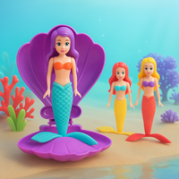 Thumbnail for AquaWhirl – Magiczna zabawa w pływanie - syrenka w muszli