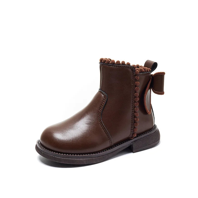 Mini Fashion – Komfort i styl – skórzane botki