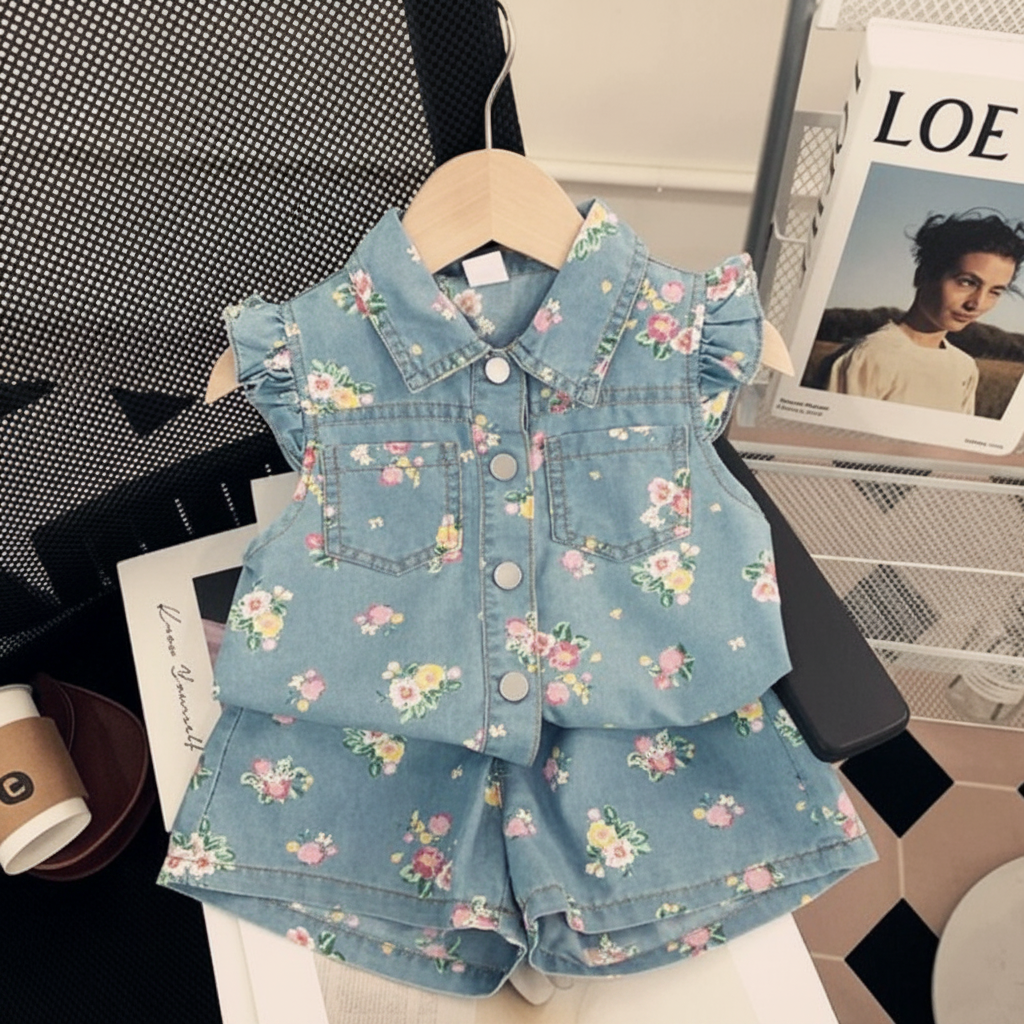 Mini Fashion™ - Letni zestaw odzieży - Ubranka dla dzieci