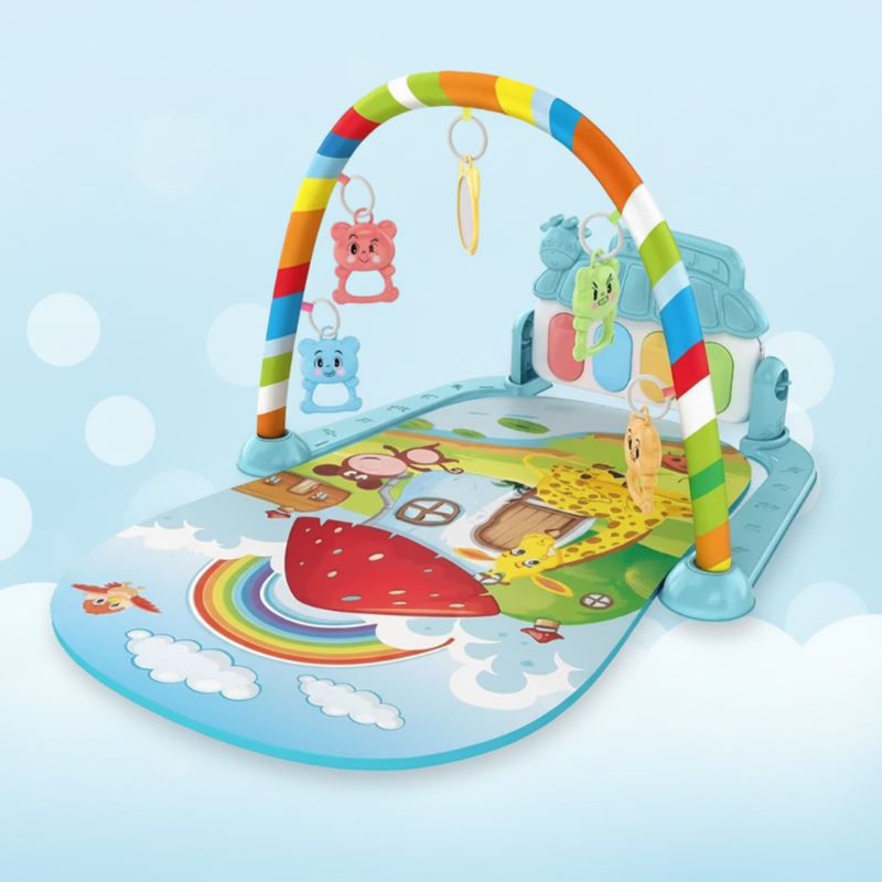 Musical Baby Play Gym – Kolorowe i edukacyjne – mata do gimnastyki dla niemowląt