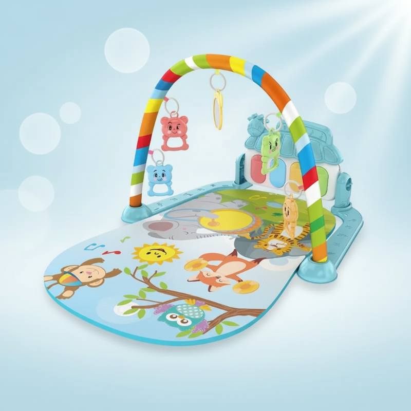 Musical Baby Play Gym – Kolorowe i edukacyjne – mata do gimnastyki dla niemowląt