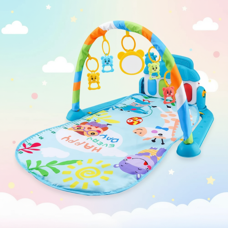 Musical Baby Play Gym – Kolorowe i edukacyjne – mata do gimnastyki dla niemowląt