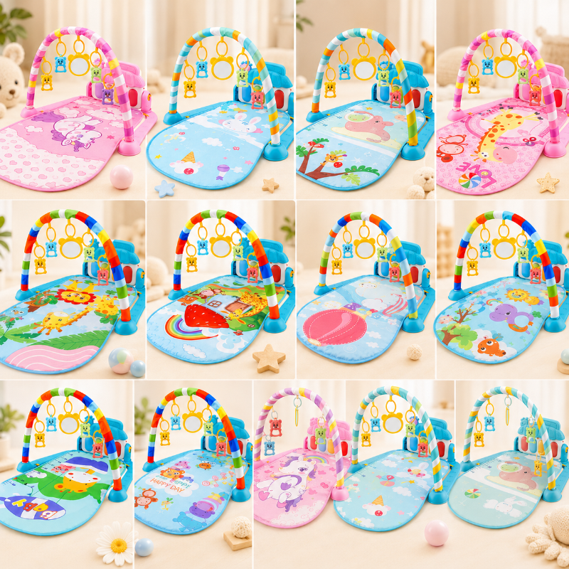Musical Baby Play Gym – Kolorowe i edukacyjne – mata do gimnastyki dla niemowląt