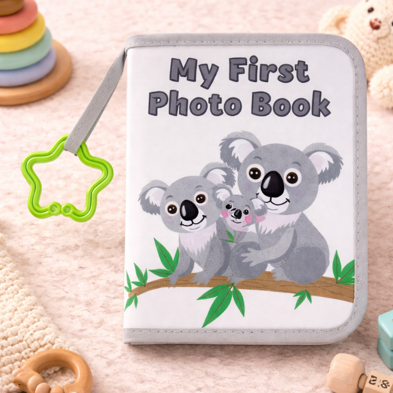 Baby Photo Album – Delikatność i wspomnienia – album fotograficzny z tkaniny