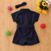 Thumbnail for LittleLady – Elegancja i trendy – Kombinezon z wiązaniem w talii