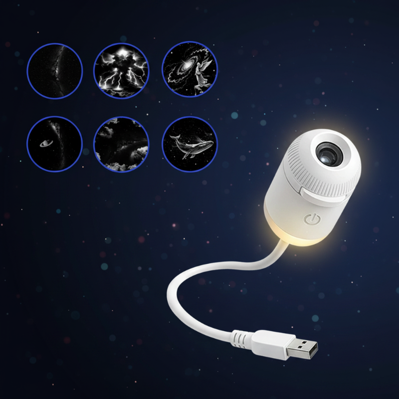 NightSky – Regulowane natężenie światła i magiczna atmosfera w sypialni – lampa LED Galaxy