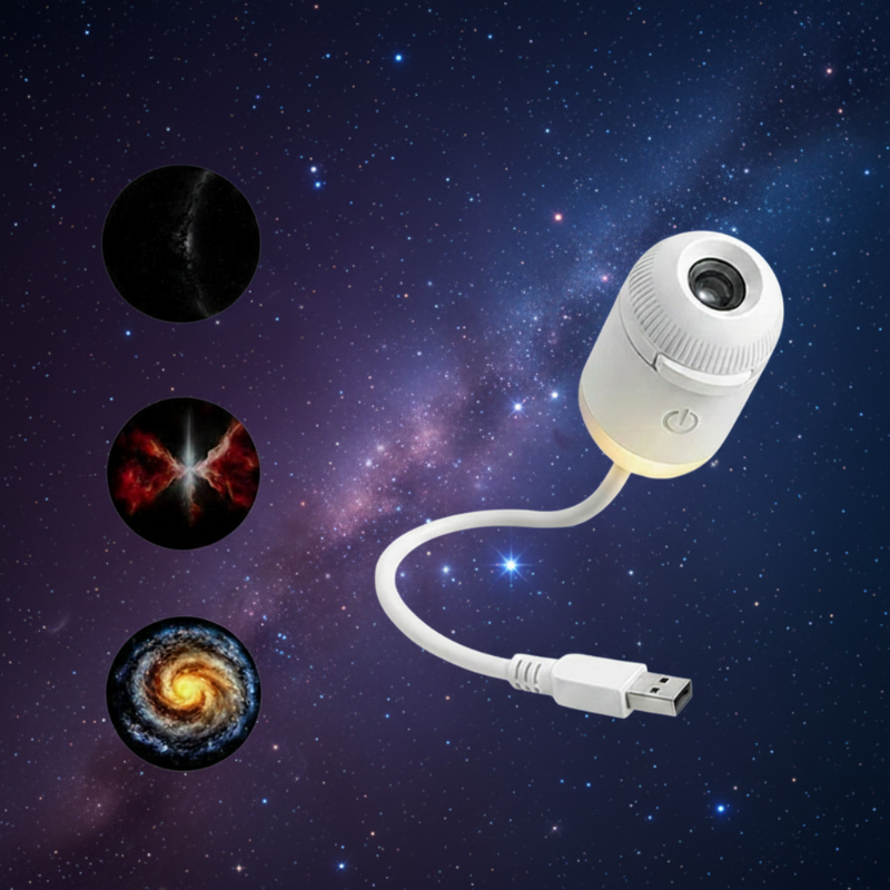 NightSky – Regulowane natężenie światła i magiczna atmosfera w sypialni – lampa LED Galaxy