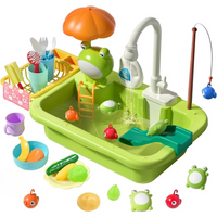 Thumbnail for Children Kitchen – Zabawa i nauka w wodzie – Zlewozmywak 2 w 1