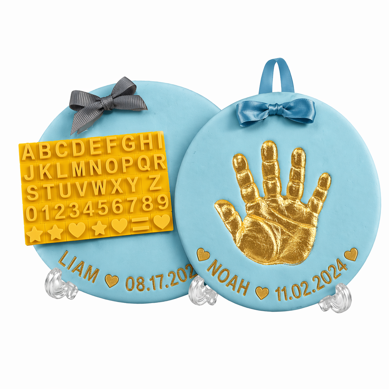 Baby Imprint Clay Kit – Wspomnienie i wyjątkowość – zestaw do odlewów z gliny