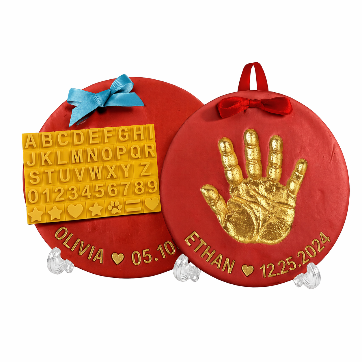 Baby Imprint Clay Kit – Wspomnienie i wyjątkowość – zestaw do odlewów z gliny