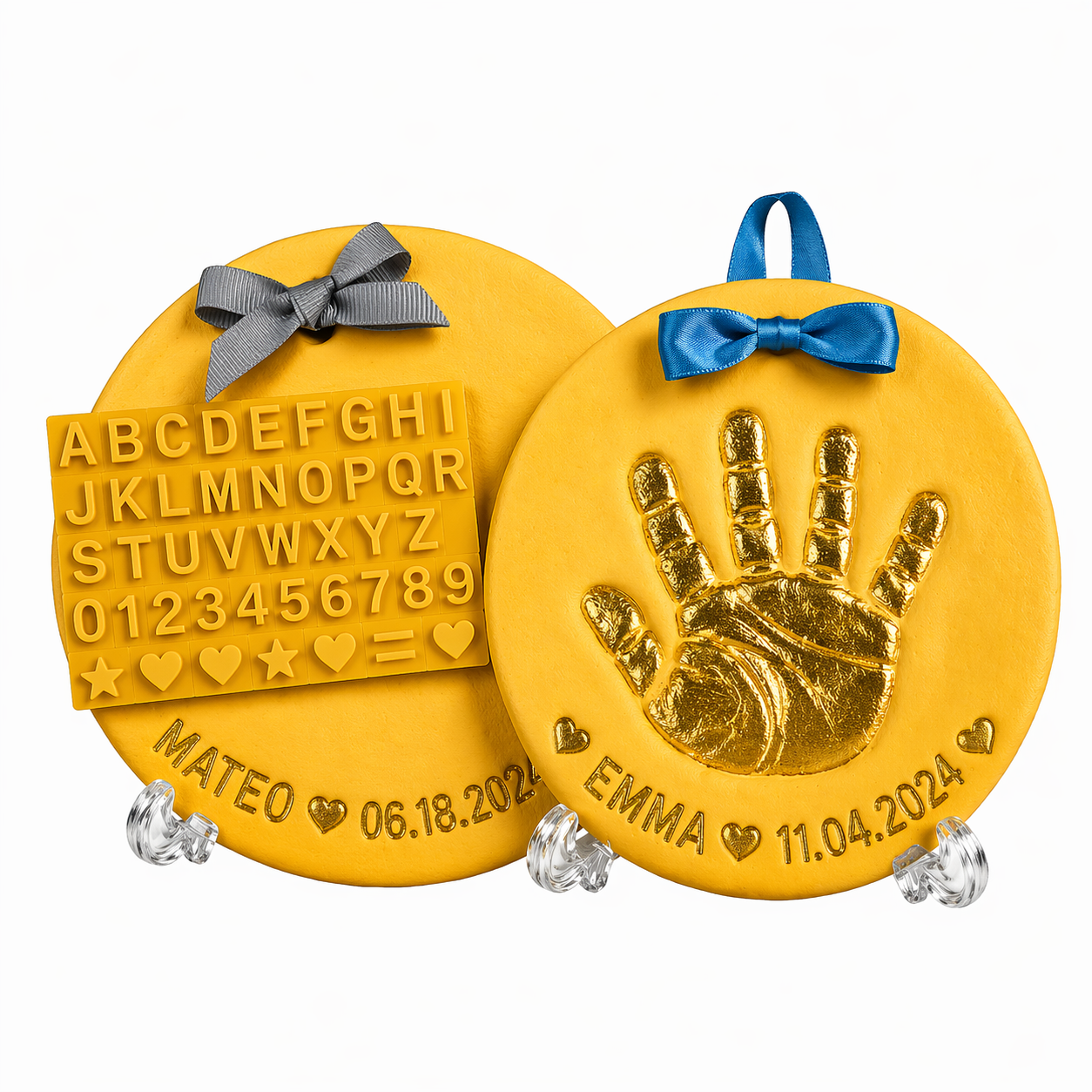Baby Imprint Clay Kit – Wspomnienie i wyjątkowość – zestaw do odlewów z gliny