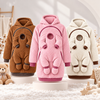 MamaHug – Ciepła i praktyczna – bluza z kapturem 2 w 1 dla mamy i dziecka
