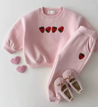 Thumbnail for Mini Fashion™ - Sweter w truskawki - Odzież dziecięca