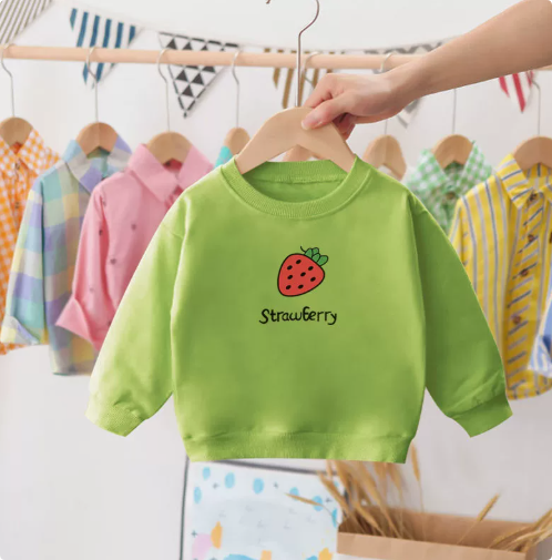 Mini Fashion™ - Sweter w truskawki - Odzież dziecięca